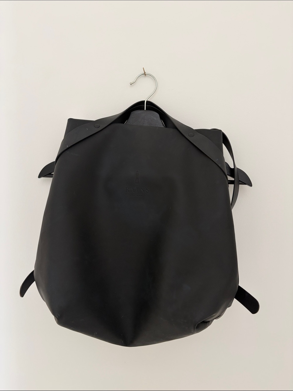 RAINS Shift Black Waterproof Backpack